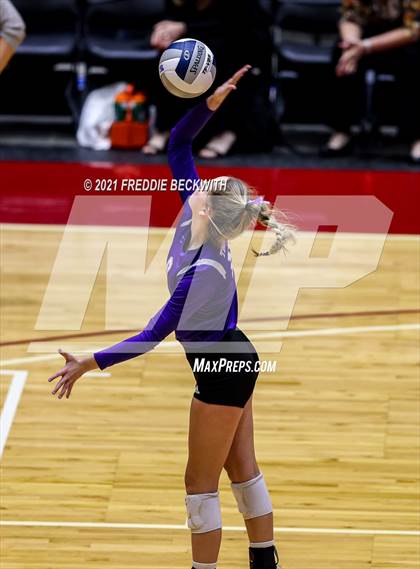 Thumbnail 3 in Wink vs. Thrall (UIL Volleyball 2A Semi-Finals)  photogallery.