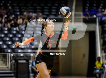 Thumbnail 1 in Wink vs. Thrall (UIL Volleyball 2A Semi-Finals)  photogallery.