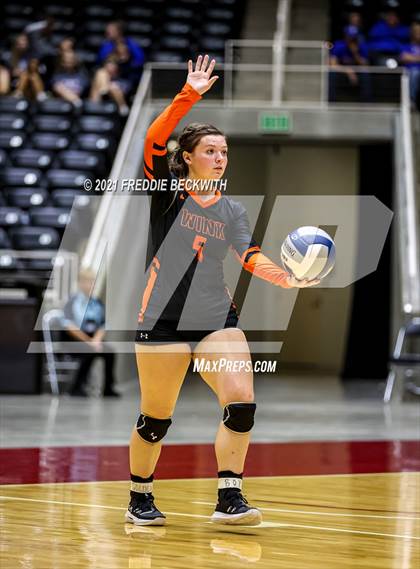 Thumbnail 3 in Wink vs. Thrall (UIL Volleyball 2A Semi-Finals)  photogallery.