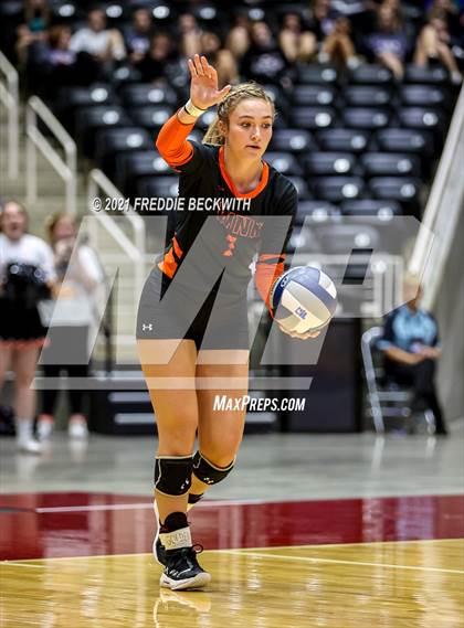 Thumbnail 2 in Wink vs. Thrall (UIL Volleyball 2A Semi-Finals)  photogallery.