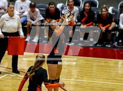 Thumbnail 2 in Wink vs. Thrall (UIL Volleyball 2A Semi-Finals)  photogallery.