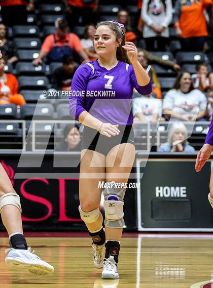 Thumbnail 2 in Wink vs. Thrall (UIL Volleyball 2A Semi-Finals)  photogallery.