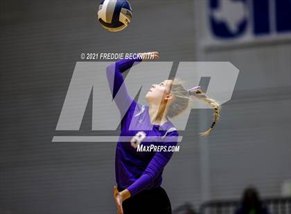 Thumbnail 2 in Wink vs. Thrall (UIL Volleyball 2A Semi-Finals)  photogallery.