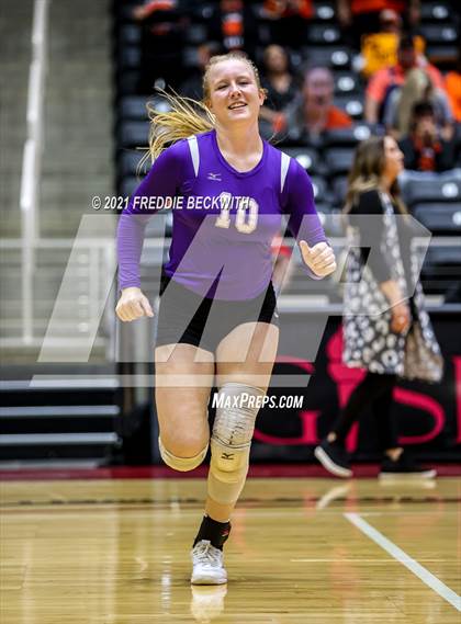Thumbnail 3 in Wink vs. Thrall (UIL Volleyball 2A Semi-Finals)  photogallery.