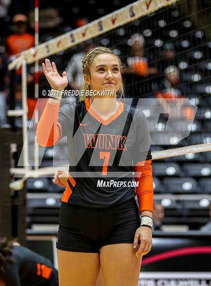 Thumbnail 3 in Wink vs. Thrall (UIL Volleyball 2A Semi-Finals)  photogallery.