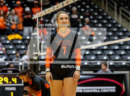 Thumbnail 2 in Wink vs. Thrall (UIL Volleyball 2A Semi-Finals)  photogallery.