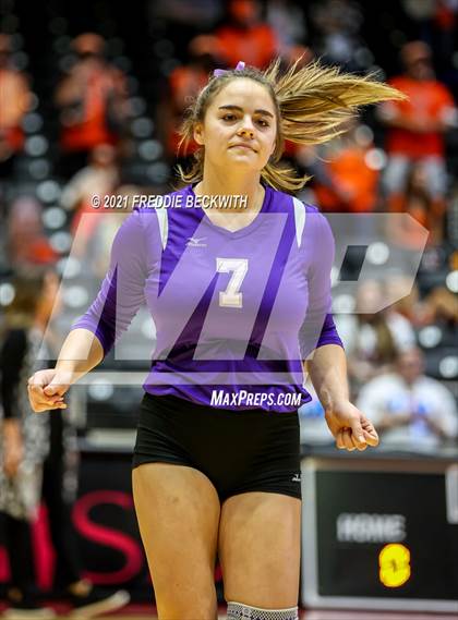 Thumbnail 3 in Wink vs. Thrall (UIL Volleyball 2A Semi-Finals)  photogallery.