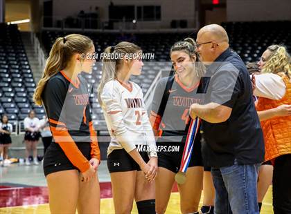 Thumbnail 2 in Wink vs. Thrall (UIL Volleyball 2A Semi-Finals)  photogallery.