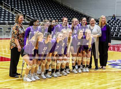 Thumbnail 1 in Wink vs. Thrall (UIL Volleyball 2A Semi-Finals)  photogallery.