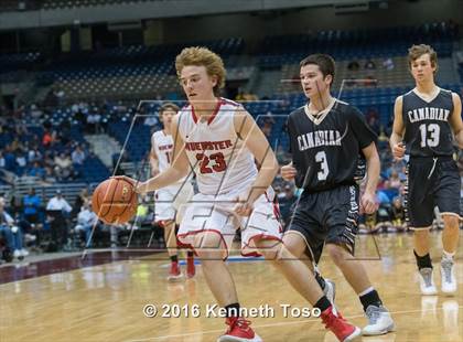 Thumbnail 3 in Muenster vs. Canadian (UIL 2A Final) photogallery.