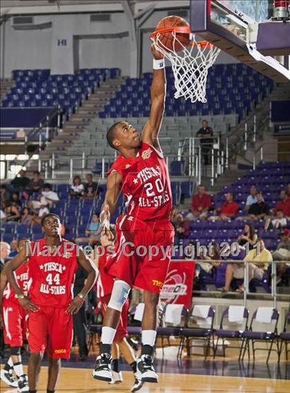 Thumbnail 1 in THSCA All-Star Basketball Game (North vs. South) photogallery.
