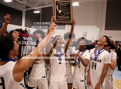 Thumbnail 2 in Salesian College Preparatory vs. De La Salle (CIF NCS Open Final) photogallery.