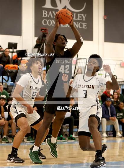 Thumbnail 1 in Salesian College Preparatory vs. De La Salle (CIF NCS Open Final) photogallery.
