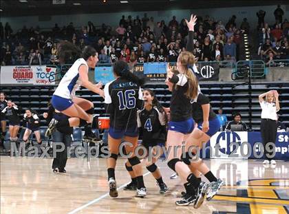 Thumbnail 2 in Tri-City Christian vs. Branson (CIF D5 State Final) photogallery.