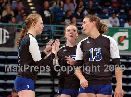 Thumbnail 3 in Tri-City Christian vs. Branson (CIF D5 State Final) photogallery.