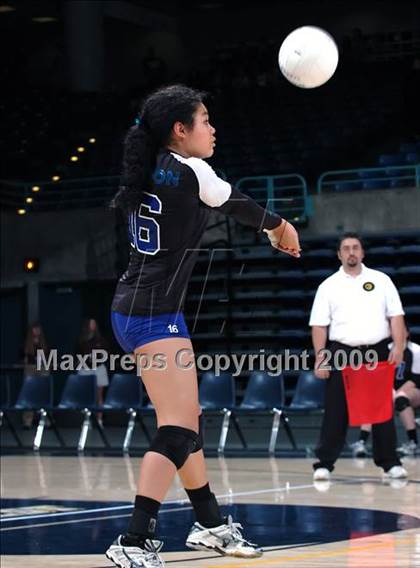 Thumbnail 1 in Tri-City Christian vs. Branson (CIF D5 State Final) photogallery.