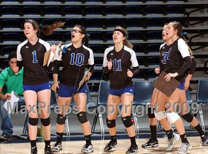 Thumbnail 3 in Tri-City Christian vs. Branson (CIF D5 State Final) photogallery.