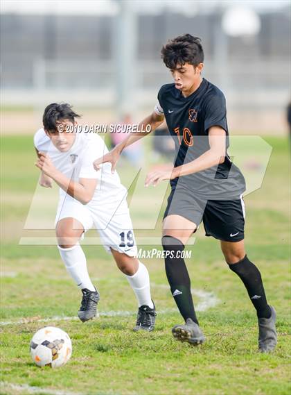 Thumbnail 1 in Roosevelt vs.Samueli Academy (Marina Tournament photogallery.