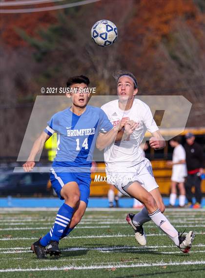 Thumbnail 3 in Mount Greylock Regional @ Bromfield (MIAA Division 5 Quarterfinal) photogallery.
