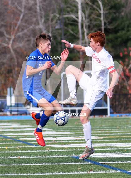 Thumbnail 2 in Mount Greylock Regional @ Bromfield (MIAA Division 5 Quarterfinal) photogallery.