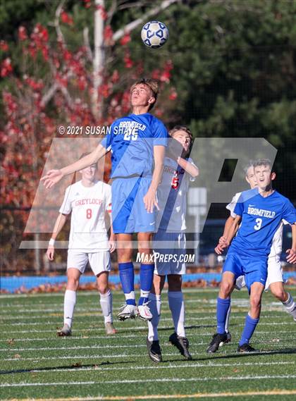 Thumbnail 1 in Mount Greylock Regional @ Bromfield (MIAA Division 5 Quarterfinal) photogallery.