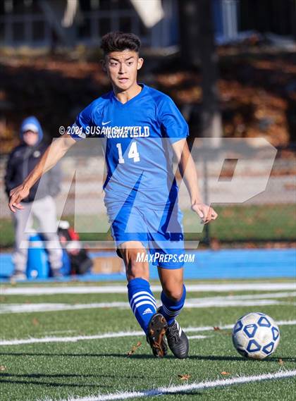Thumbnail 3 in Mount Greylock Regional @ Bromfield (MIAA Division 5 Quarterfinal) photogallery.