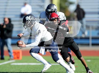 Thumbnail 1 in St. Joseph-by-the-Sea vs. Moore Catholic (NYCHSFL AA-2 Final) photogallery.