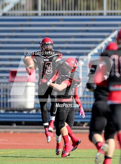 Thumbnail 1 in St. Joseph-by-the-Sea vs. Moore Catholic (NYCHSFL AA-2 Final) photogallery.
