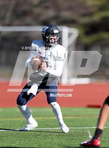 Thumbnail 2 in St. Joseph-by-the-Sea vs. Moore Catholic (NYCHSFL AA-2 Final) photogallery.