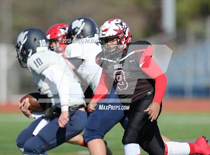 Thumbnail 2 in St. Joseph-by-the-Sea vs. Moore Catholic (NYCHSFL AA-2 Final) photogallery.