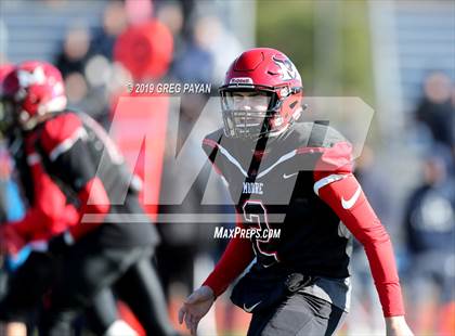 Thumbnail 2 in St. Joseph-by-the-Sea vs. Moore Catholic (NYCHSFL AA-2 Final) photogallery.
