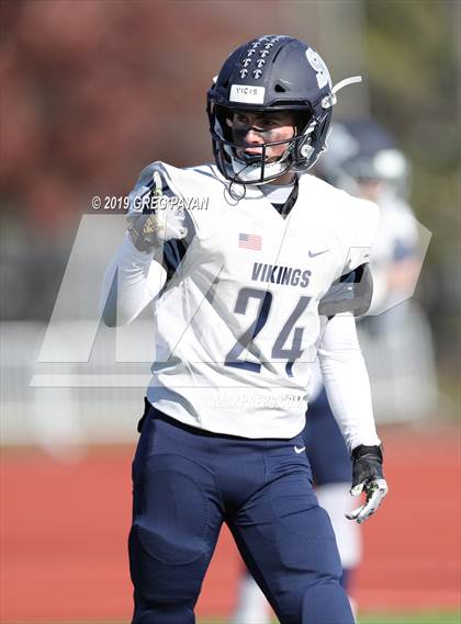 Thumbnail 2 in St. Joseph-by-the-Sea vs. Moore Catholic (NYCHSFL AA-2 Final) photogallery.