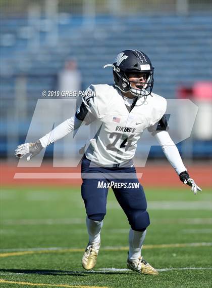 Thumbnail 1 in St. Joseph-by-the-Sea vs. Moore Catholic (NYCHSFL AA-2 Final) photogallery.