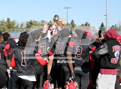 Thumbnail 2 in St. Joseph-by-the-Sea vs. Moore Catholic (NYCHSFL AA-2 Final) photogallery.