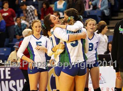 Thumbnail 2 in Tri-City Christian vs. Branson (CIF D5 State Final) photogallery.