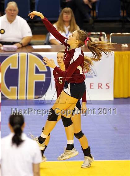 Thumbnail 3 in Tri-City Christian vs. Branson (CIF D5 State Final) photogallery.