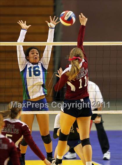 Thumbnail 1 in Tri-City Christian vs. Branson (CIF D5 State Final) photogallery.