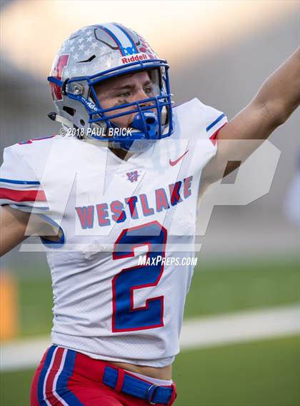 Thumbnail 1 in Westlake vs Beuamont West Brook (UIL 6A Semifinal Playoff) photogallery.