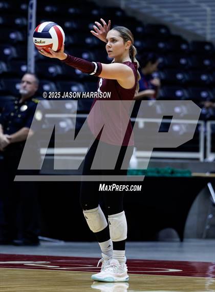 Thumbnail 1 in Iola vs. Crawford (UIL 2A D2 Volleyball Final) photogallery.