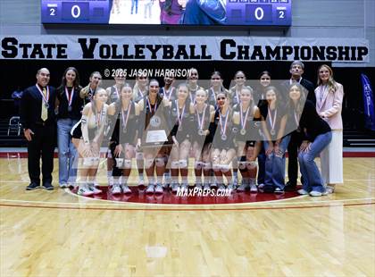 Thumbnail 2 in Iola vs. Crawford (UIL 2A D2 Volleyball Final) photogallery.