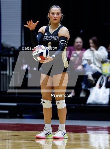 Thumbnail 2 in Iola vs. Crawford (UIL 2A D2 Volleyball Final) photogallery.