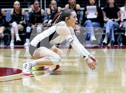 Thumbnail 3 in Iola vs. Crawford (UIL 2A D2 Volleyball Final) photogallery.