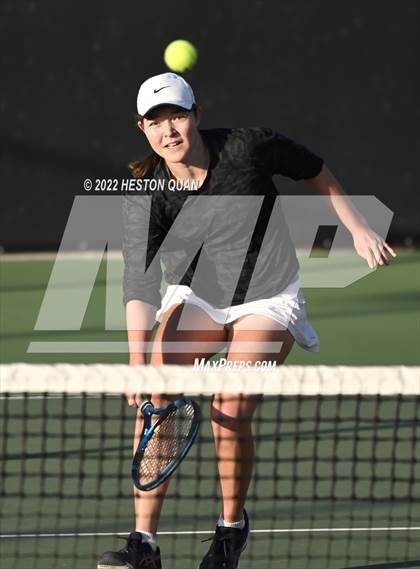 Thumbnail 3 in CIF-SS Girls Indvidual Tennis (Quarter Finals) photogallery.