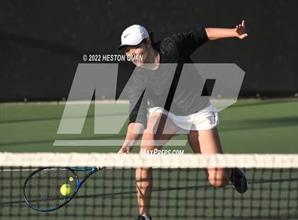 Thumbnail 3 in CIF-SS Girls Indvidual Tennis (Quarter Finals) photogallery.