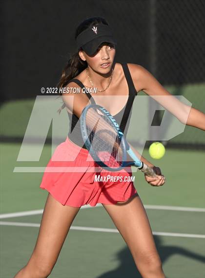 Thumbnail 1 in CIF-SS Girls Indvidual Tennis (Quarter Finals) photogallery.