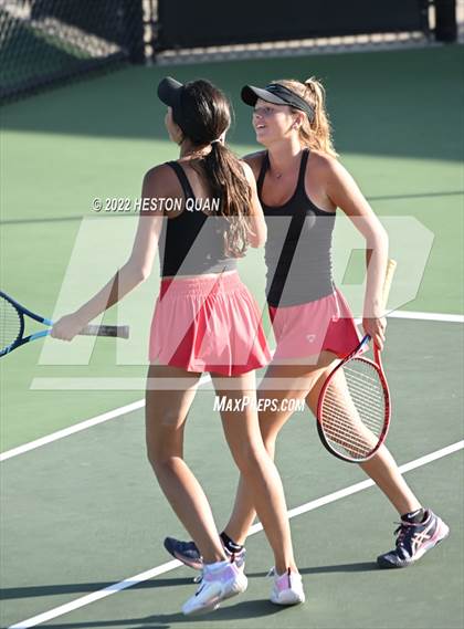 Thumbnail 1 in CIF-SS Girls Indvidual Tennis (Quarter Finals) photogallery.