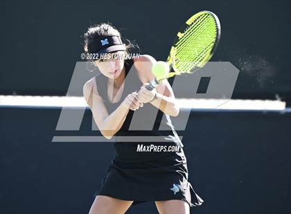 Thumbnail 1 in CIF-SS Girls Indvidual Tennis (Quarter Finals) photogallery.
