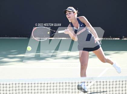 Thumbnail 2 in CIF-SS Girls Indvidual Tennis (Quarter Finals) photogallery.