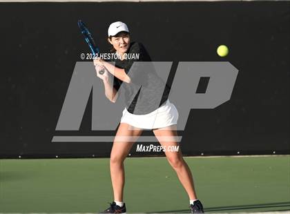 Thumbnail 1 in CIF-SS Girls Indvidual Tennis (Quarter Finals) photogallery.