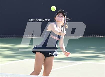 Thumbnail 3 in CIF-SS Girls Indvidual Tennis (Quarter Finals) photogallery.